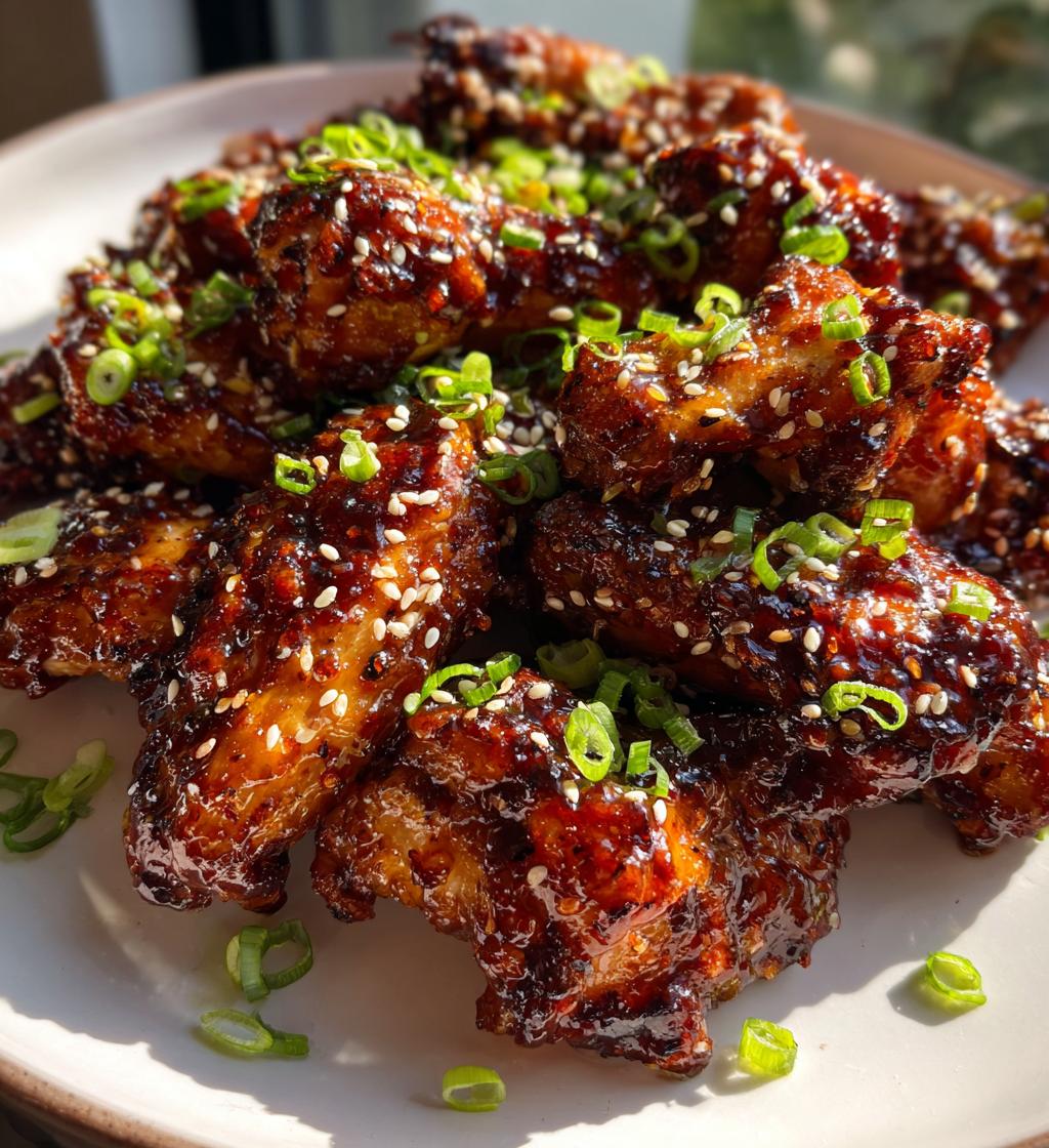 air fryer teriyaki chicken wings recipe