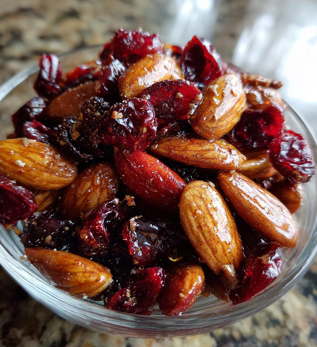 almonds with dried cranberries recipe