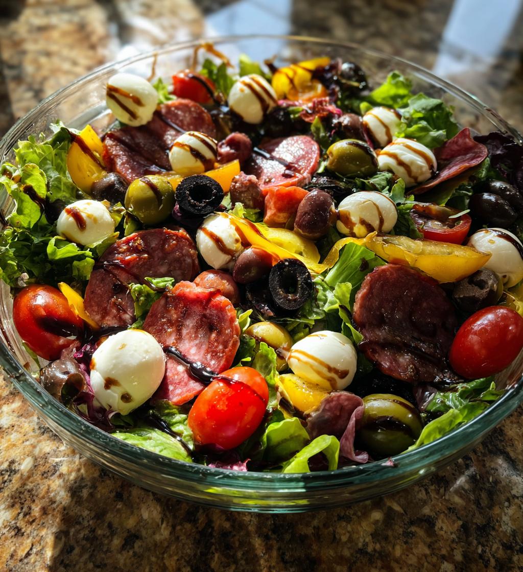 antipasto salad - detail 1