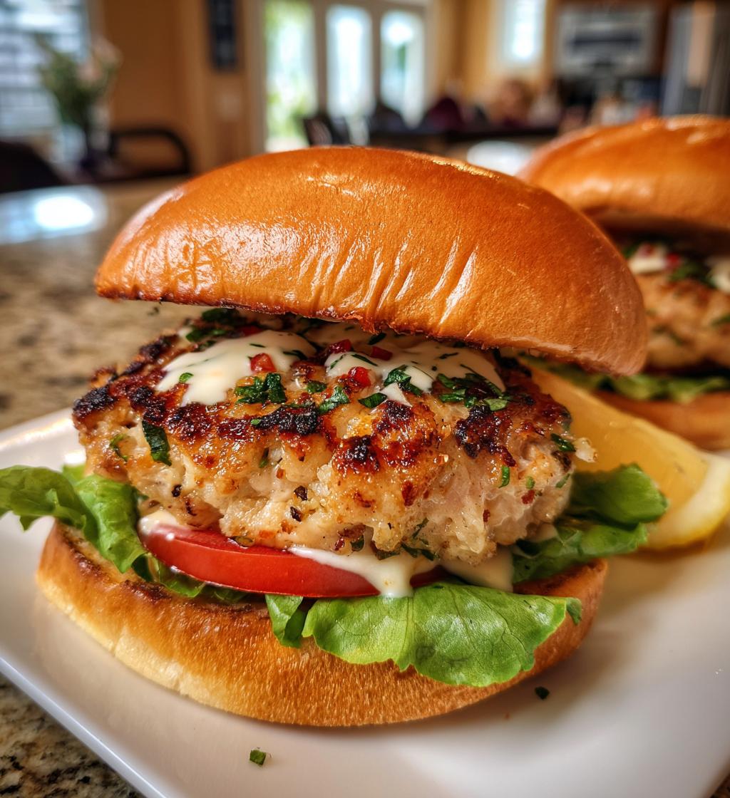 apple chicken burgers recipe - detail 1