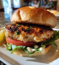 apple chicken burgers recipe