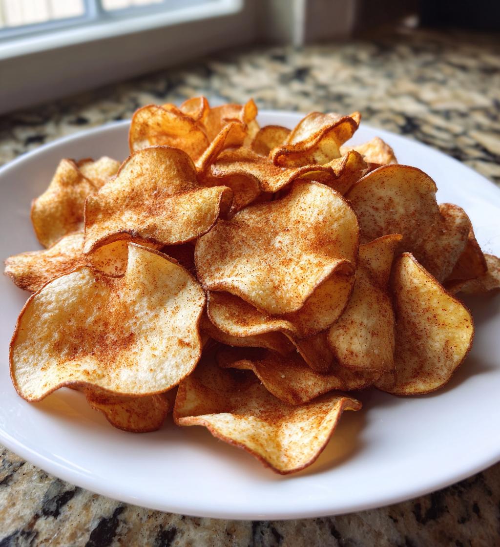 apple chips recipe easy homemade snack - detail 1