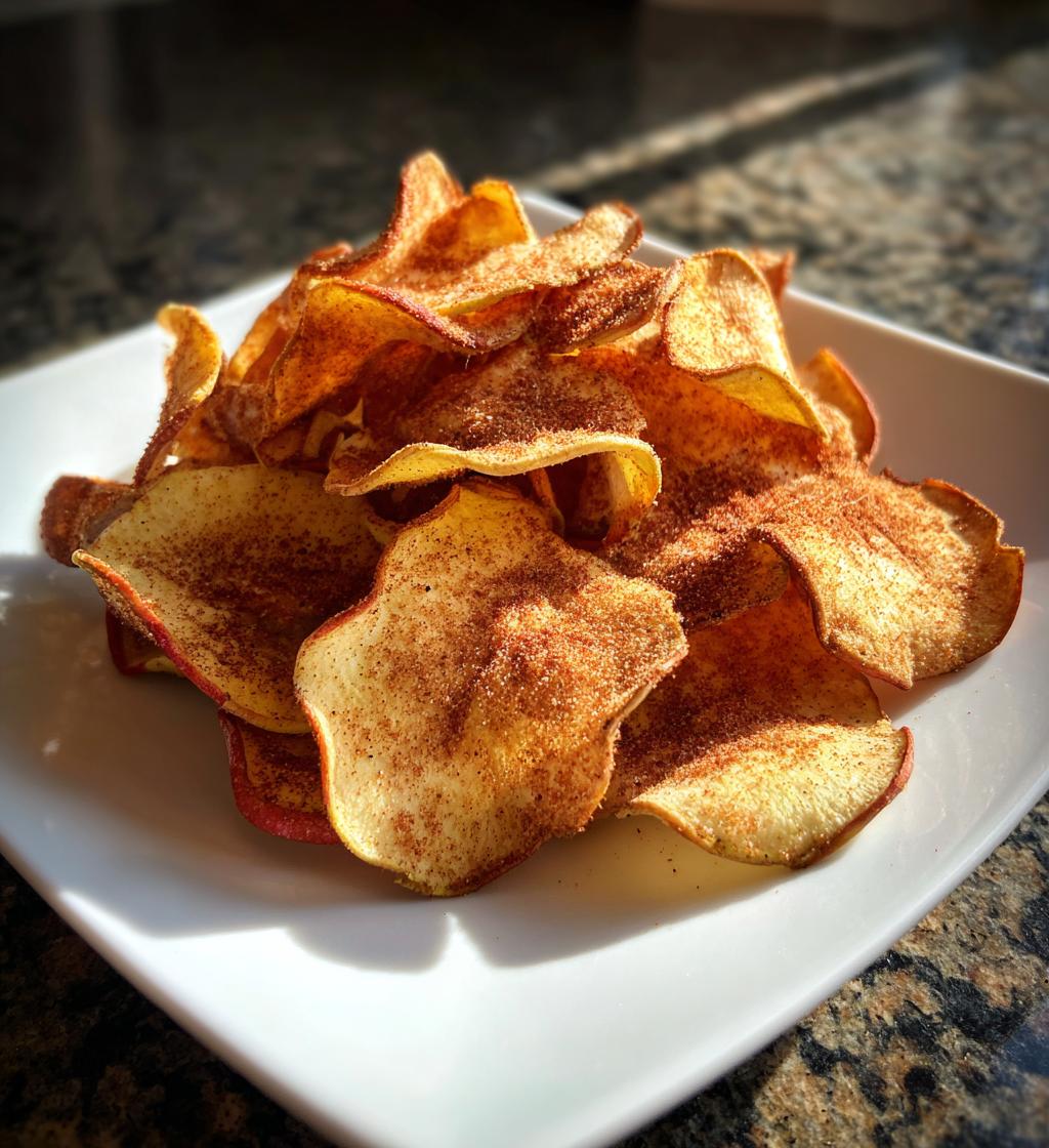 apple chips recipe easy homemade snack