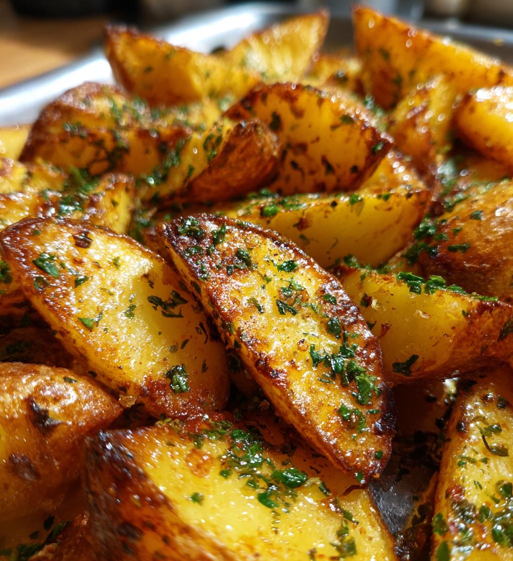 authentic greek potatoes - detail 1