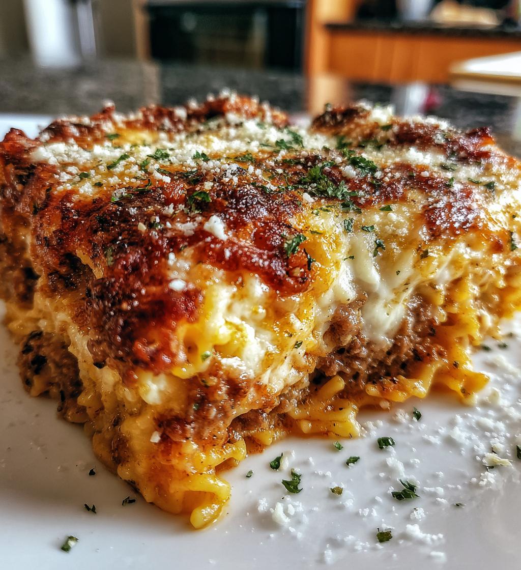 authentic italian style spaghetti bake