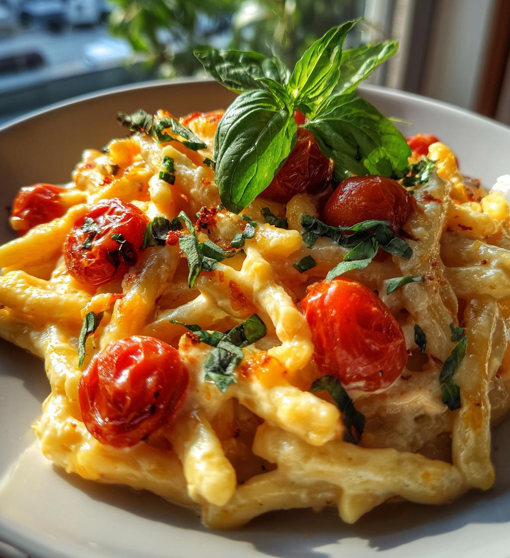 baked feta pasta cherry tomatoes recipe - detail 1