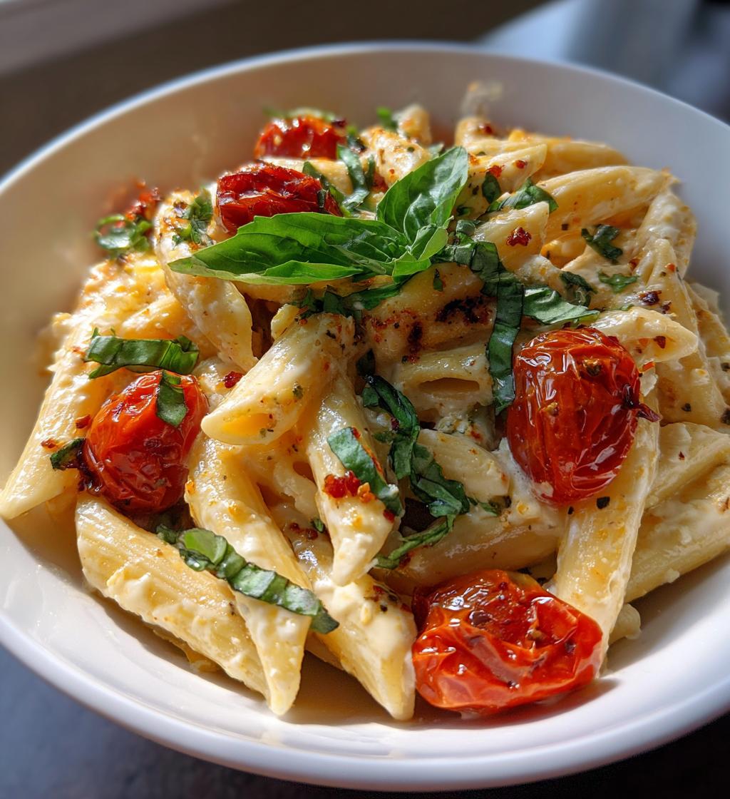 baked feta pasta cherry tomatoes recipe