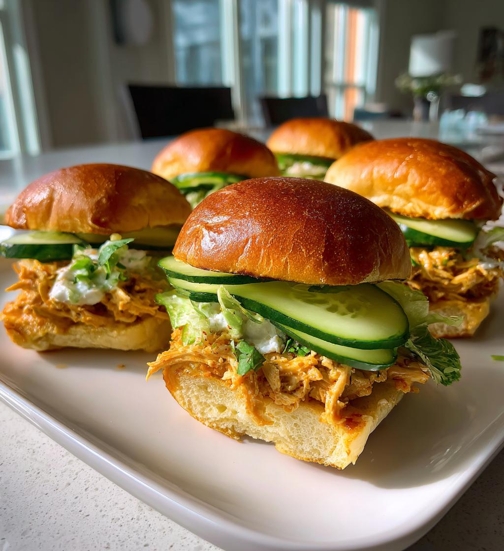bang bang chicken sliders - detail 1