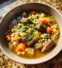 beef and barley soup recipe