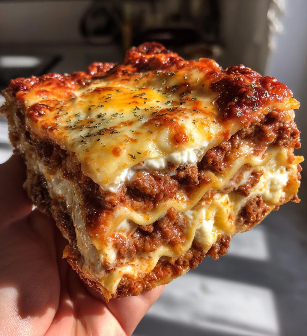 beef and cheese lasagna recipe