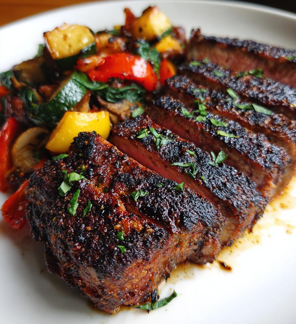blackened steak recipe - detail 1