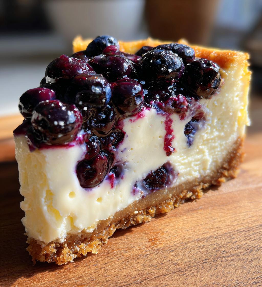 blueberry cheesecake recipe easy steps