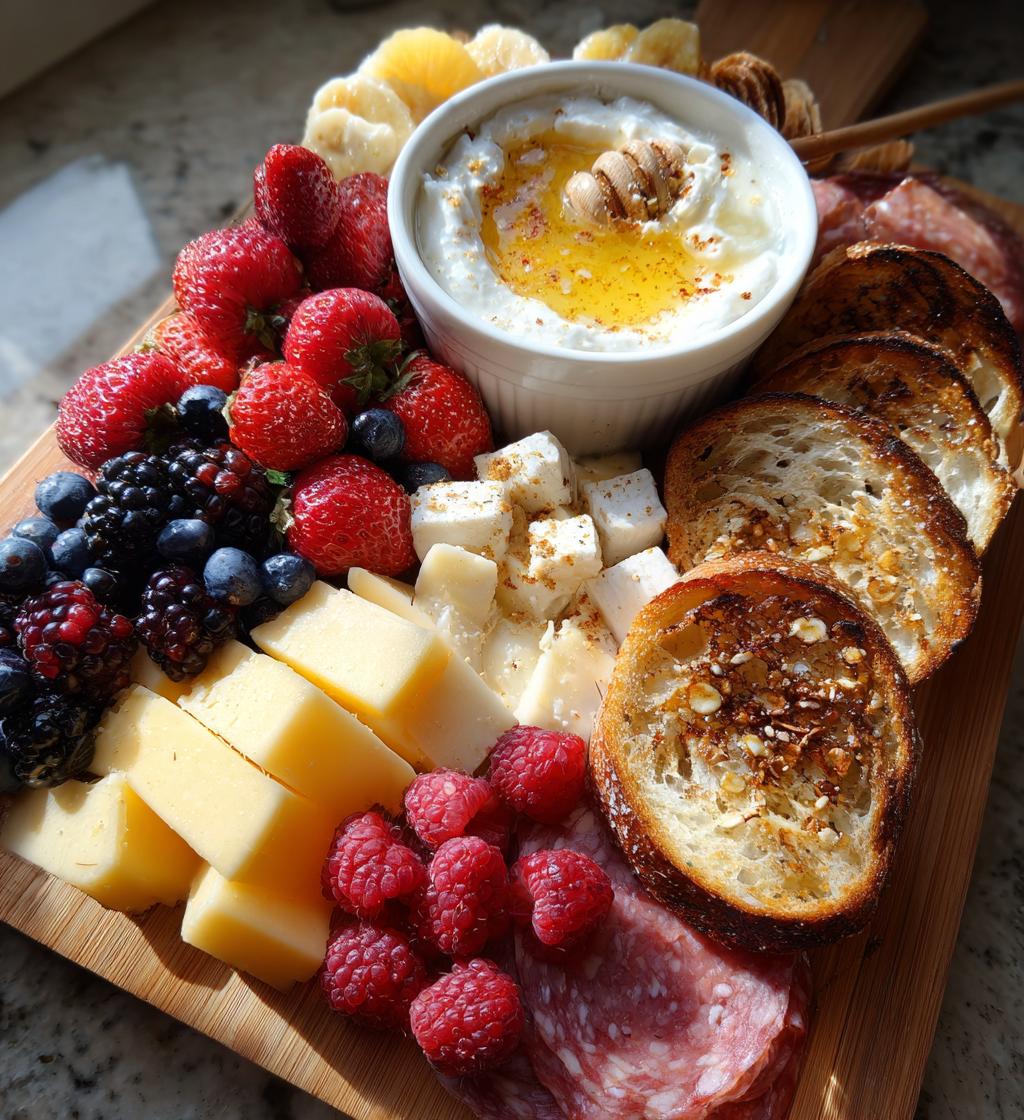 breakfast charcuterie board - detail 1