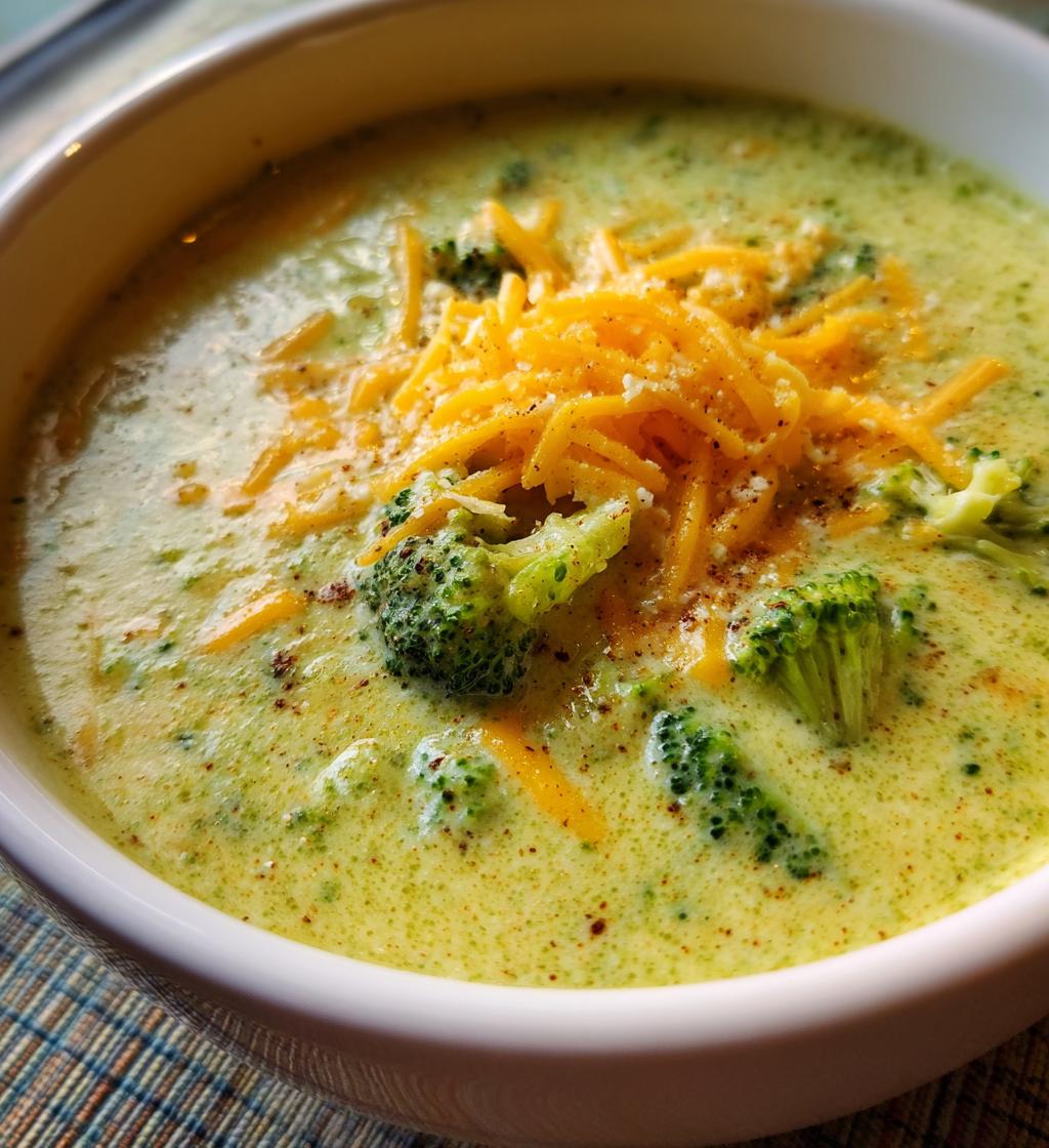 broccoli cheddar soup recipe - detail 1