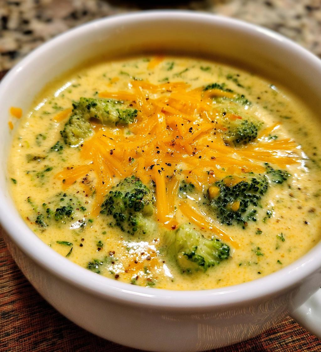broccoli cheddar soup recipe