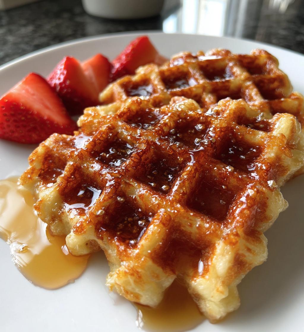 buttery belgian liege waffles