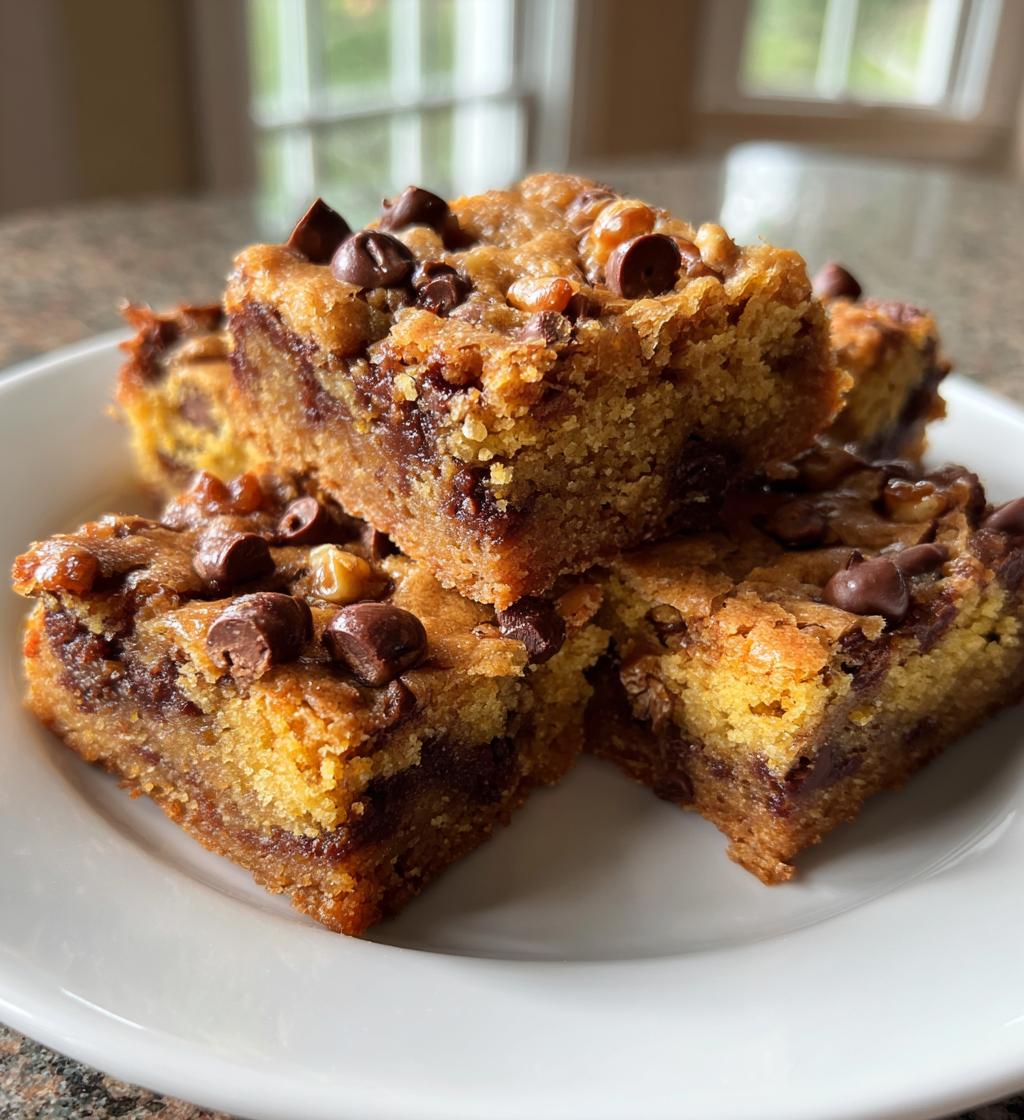 cake mix cookie bars - detail 1