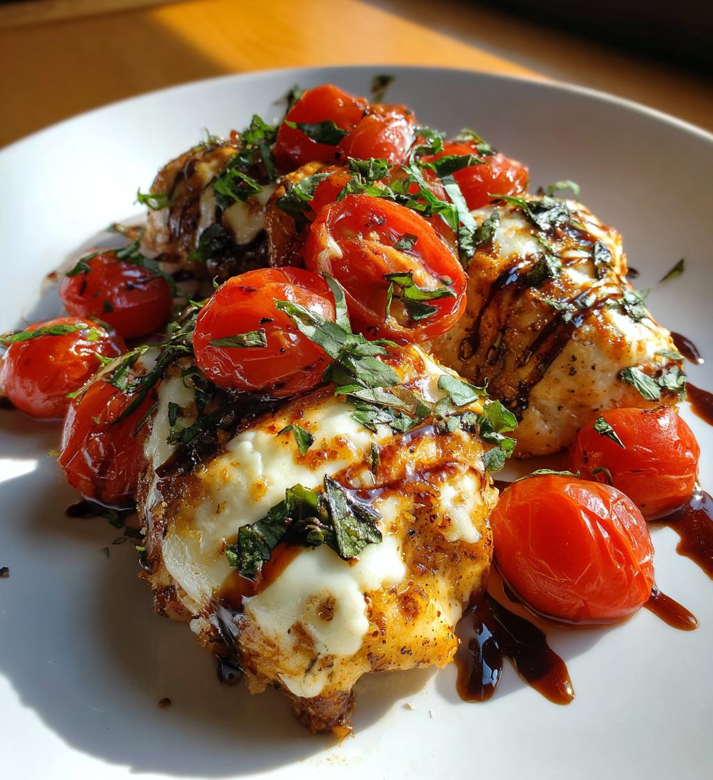 caprese chicken air fryer recipe - detail 1