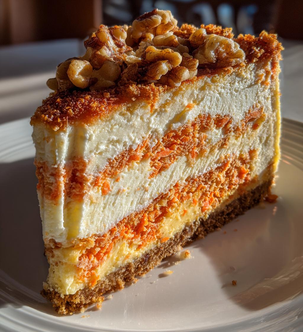 carrot cake cheesecake recipe - detail 1