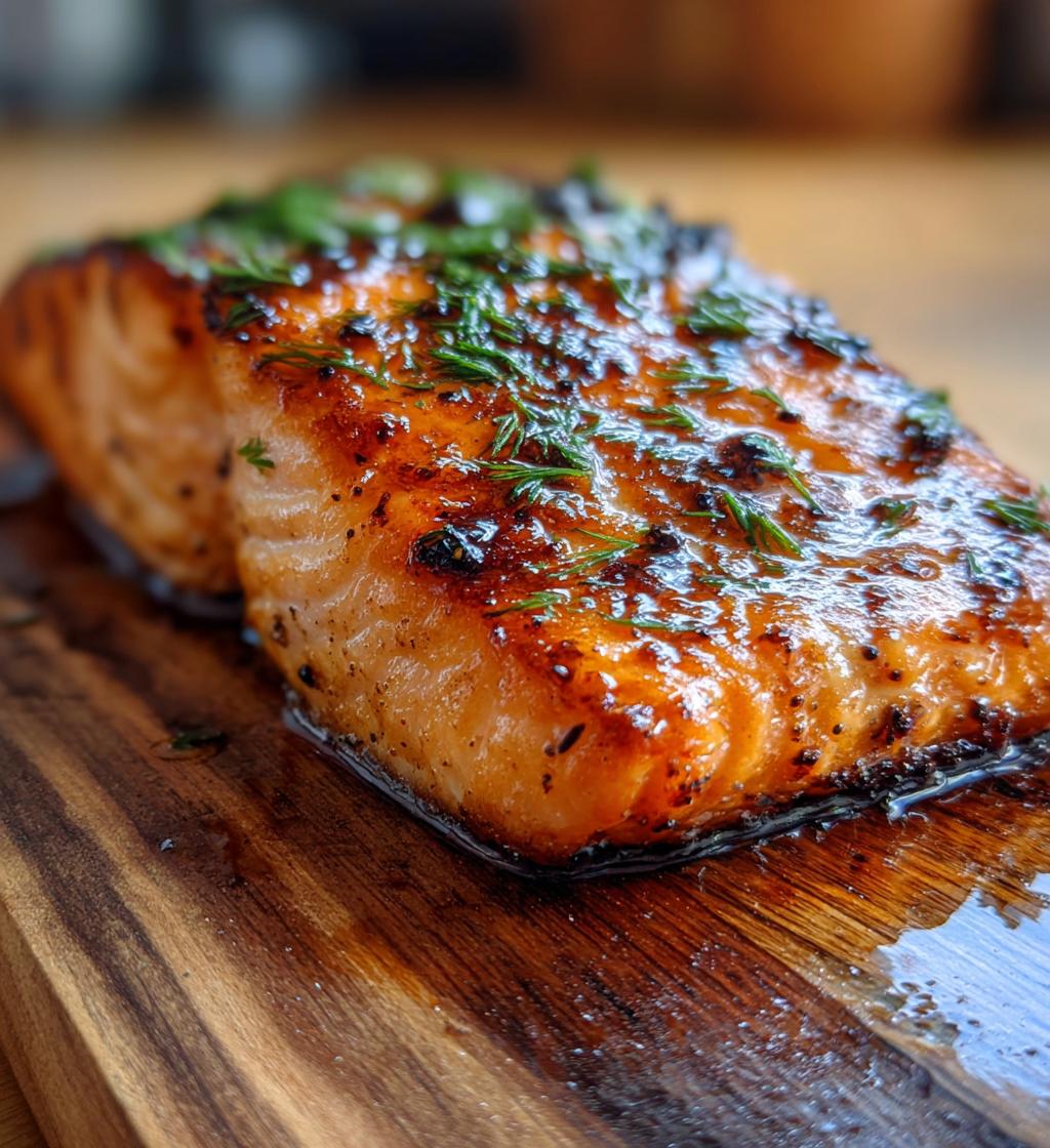 cedar plank salmon
