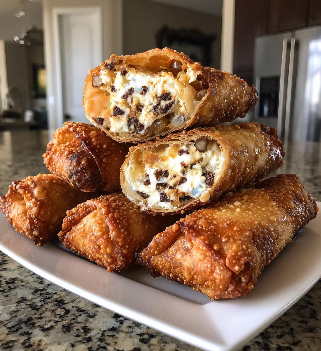 cheesecake egg rolls