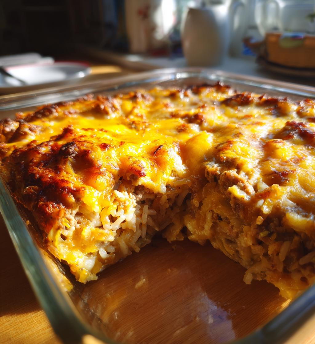 cheesy cabbage casserole