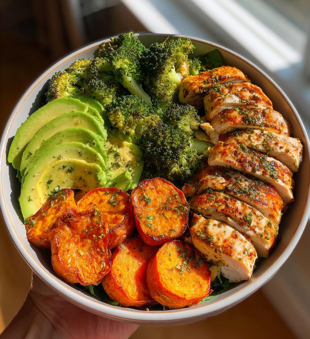 chicken and sweet potato bowls for two - detail 1