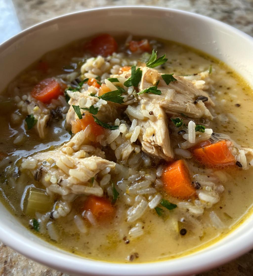 chicken and wild rice soup recipe - detail 1