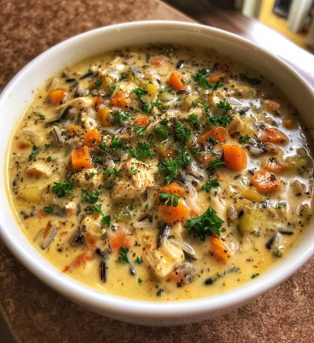 chicken and wild rice soup recipe