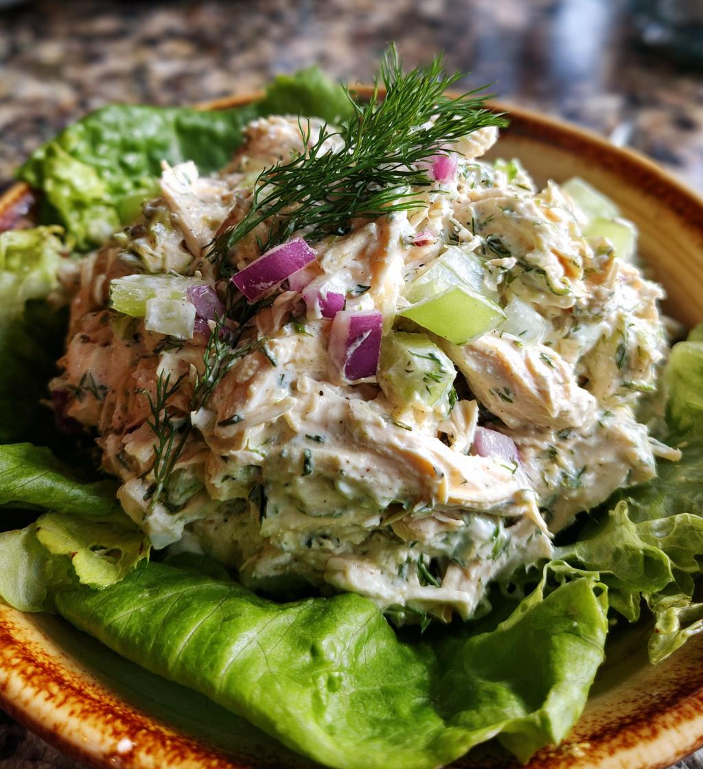 chicken dill salad recipe easy healthy