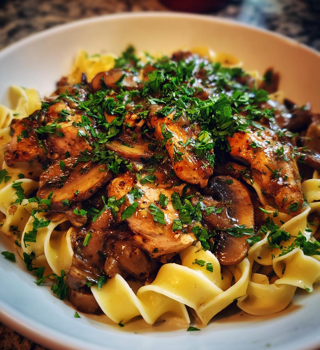 chicken marsala pasta recipe