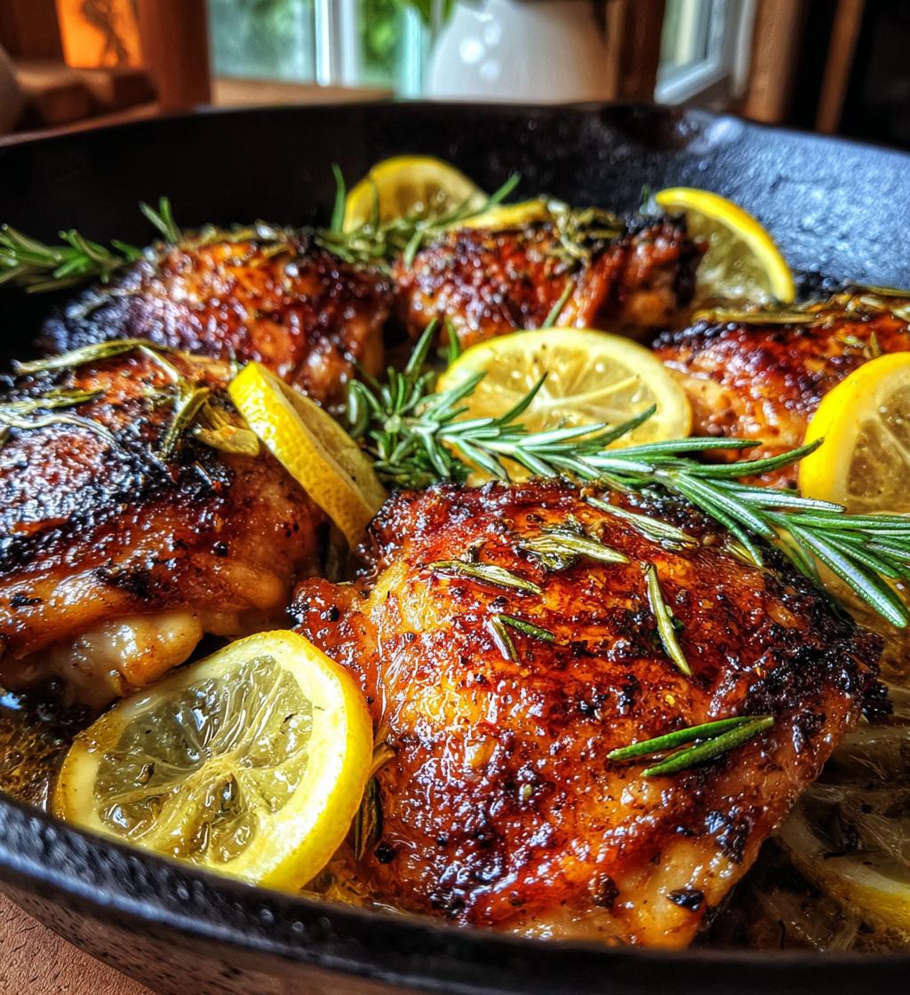 chicken on cast iron skillet recipe - detail 1