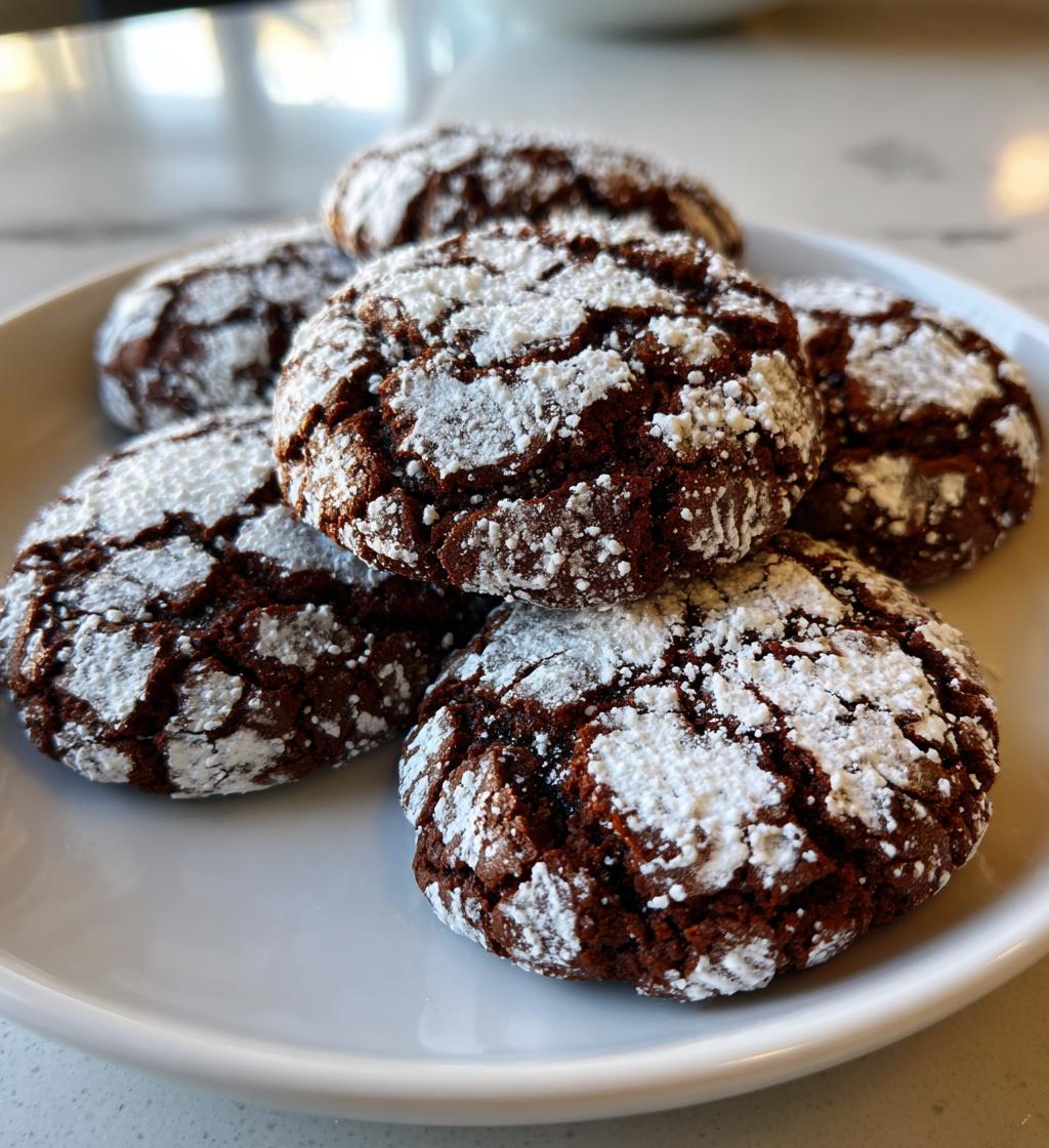 chocolate crinkle cookies recipe