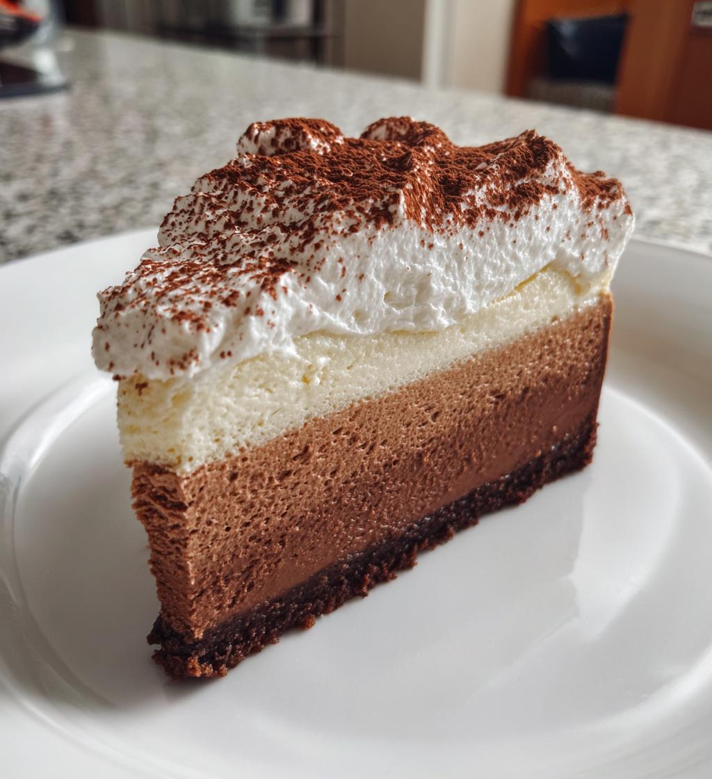 chocolate mousse cheesecake recipe - detail 1