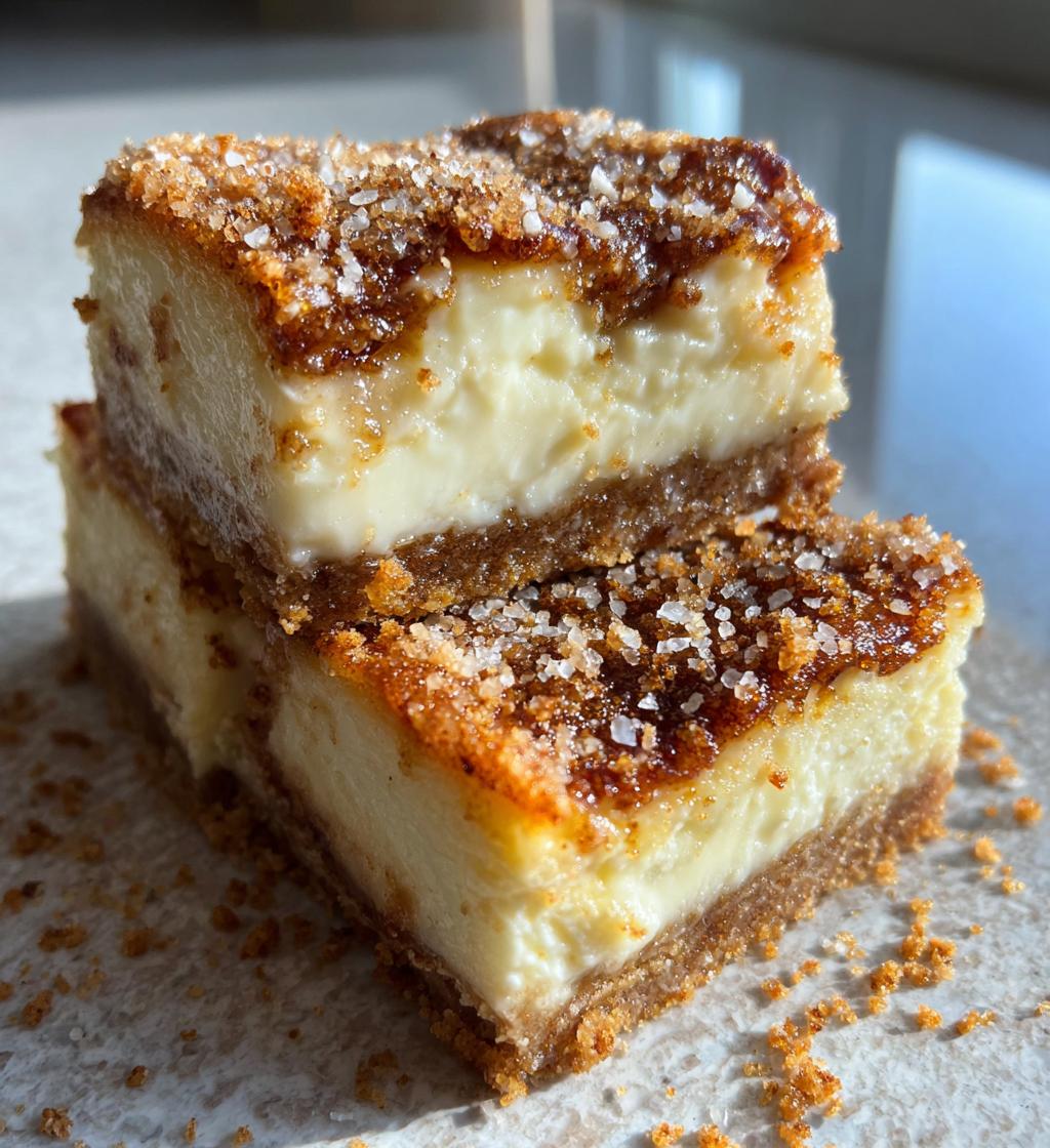 churro cheesecake bars recipe