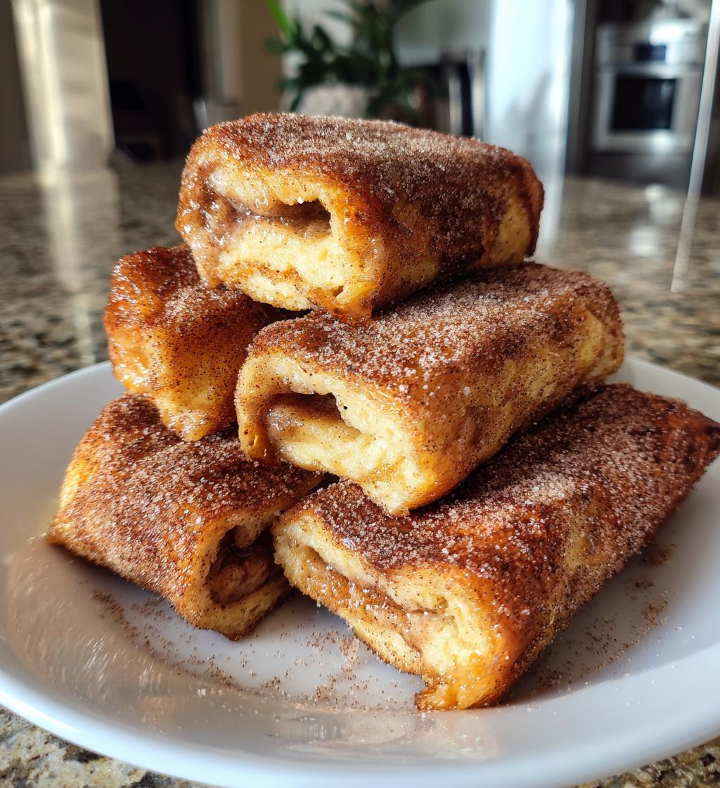 cinnamon sugar french toast roll ups
