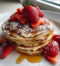 classic pancakes recipe fluffy breakfast