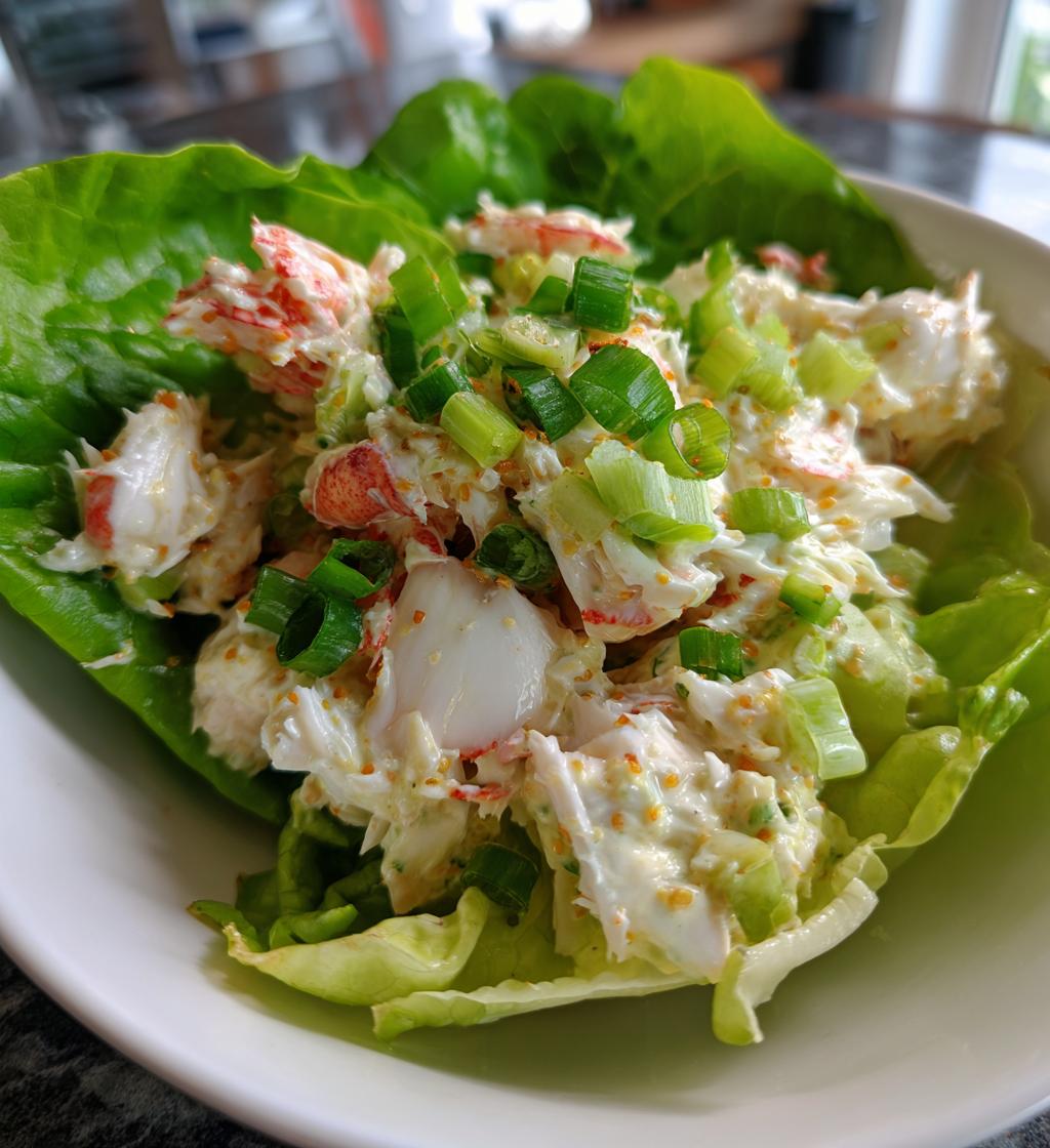 crab salad - detail 1