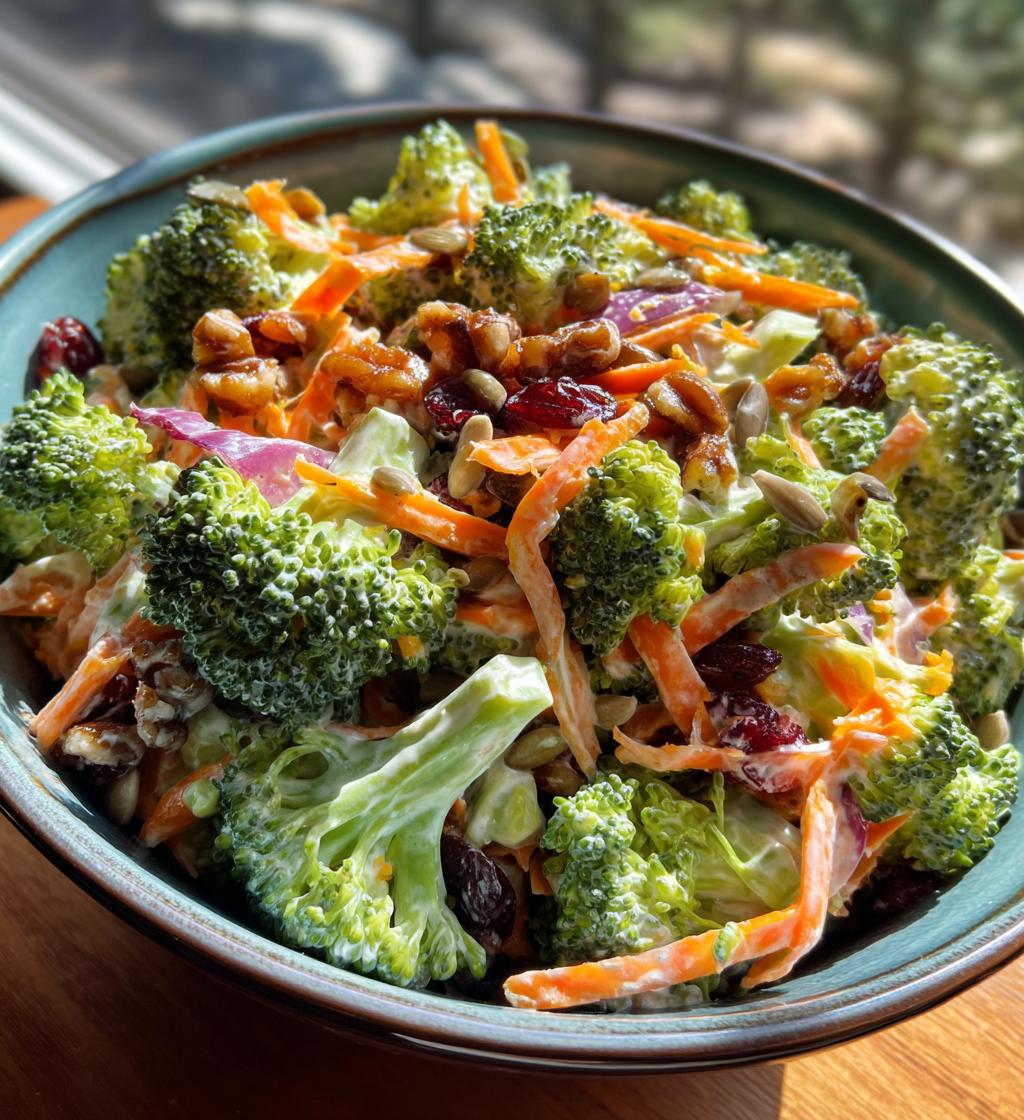 creamy broccoli salad