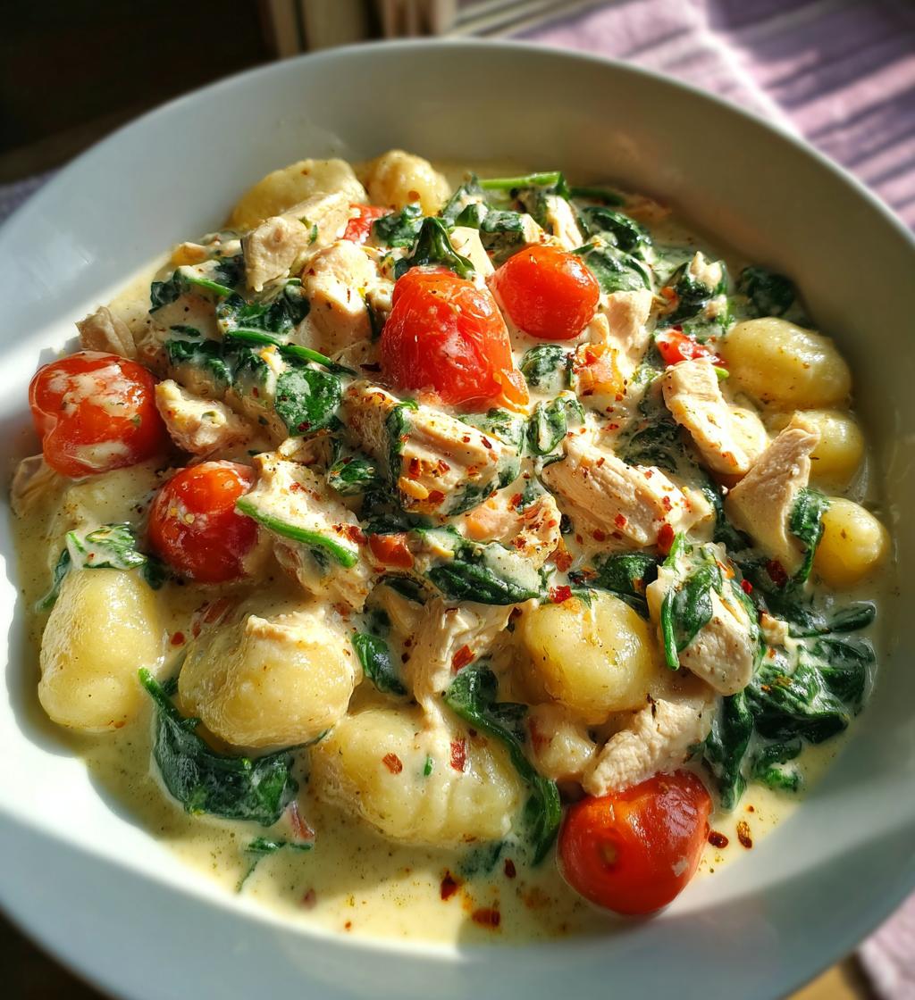 creamy chicken gnocchi recipe easy dinner