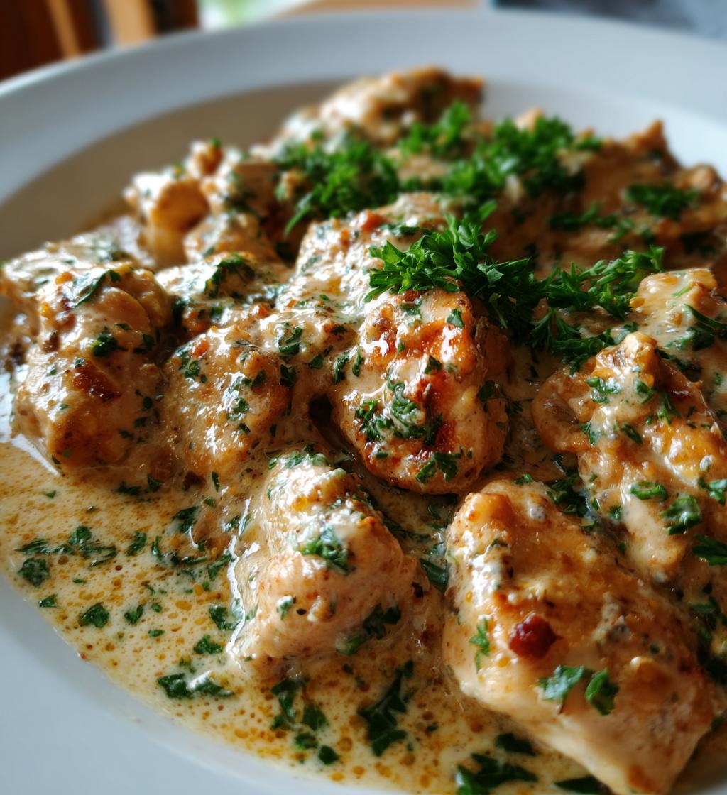 creamy chicken sauce recipe - detail 1