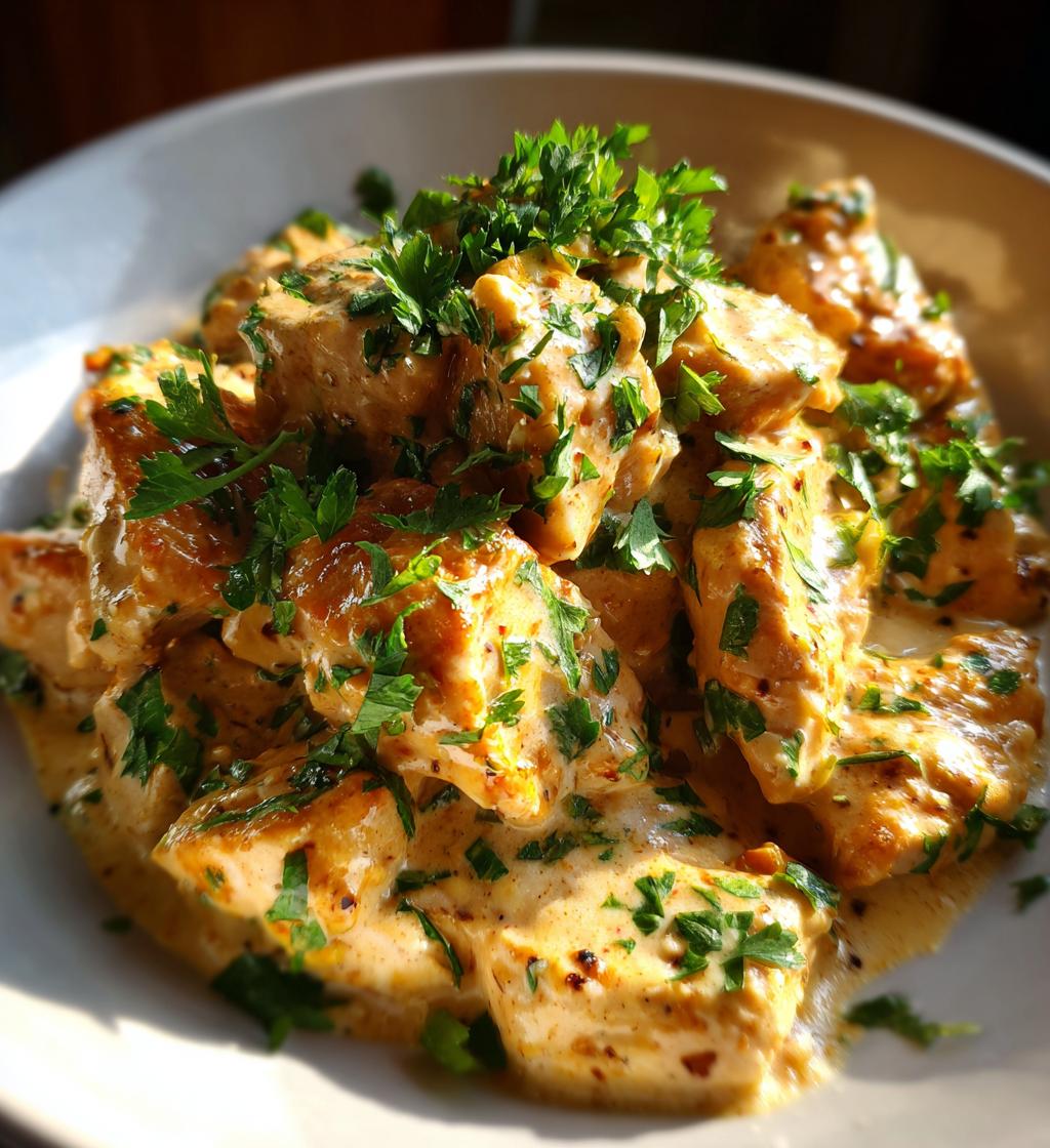 creamy chicken sauce recipe