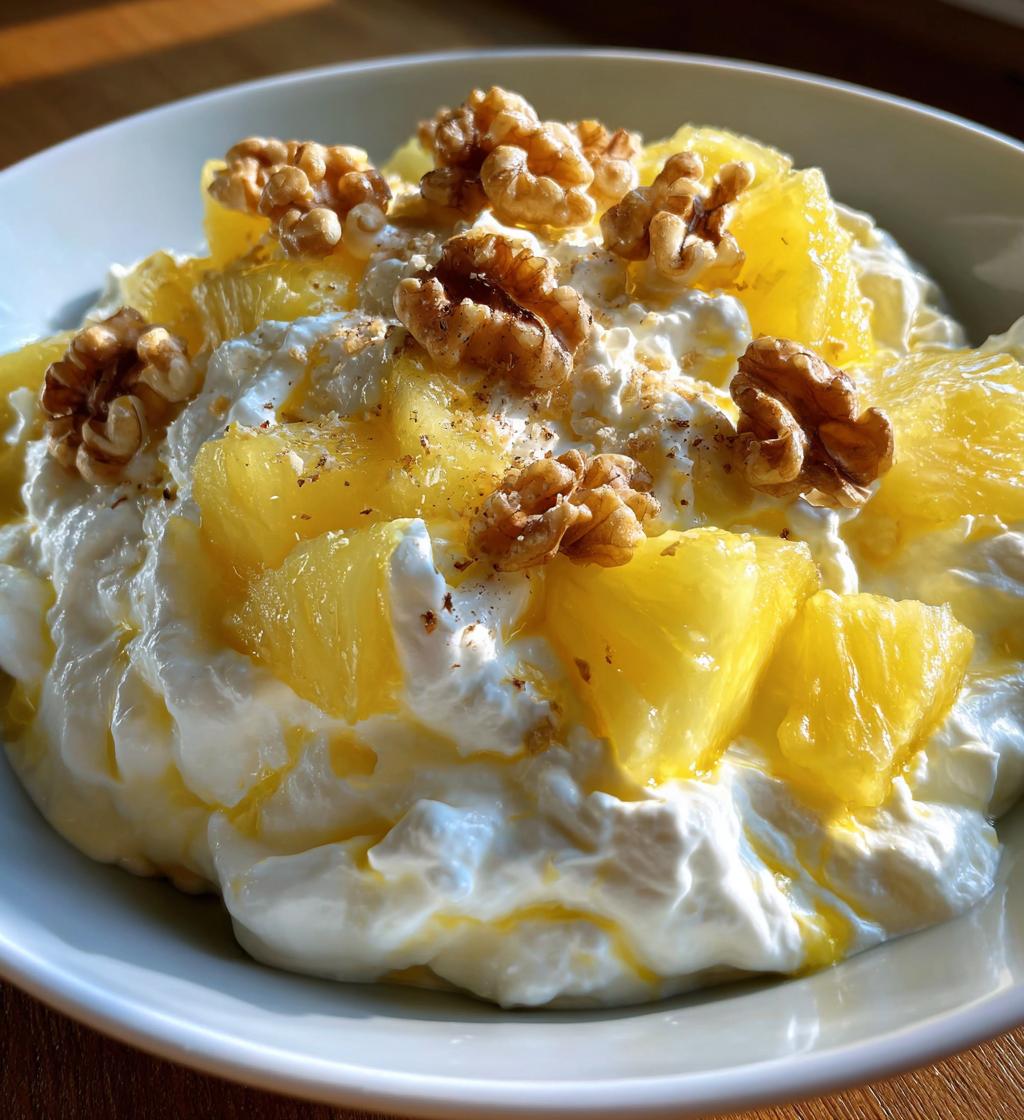 creamy cottage cheese with pineapple recipe - detail 1