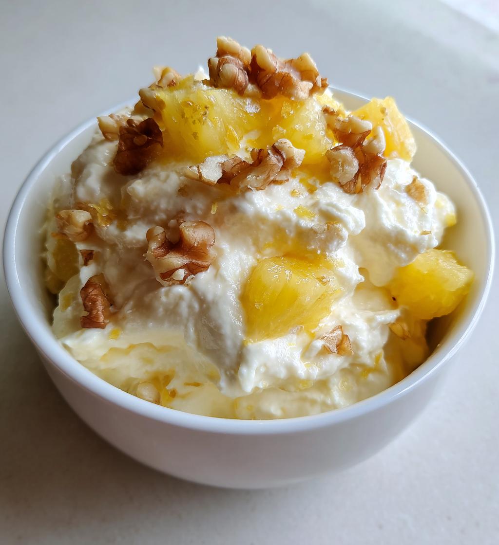 creamy cottage cheese with pineapple recipe