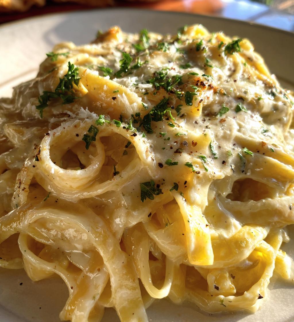 creamy garlic parmesan pasta recipe