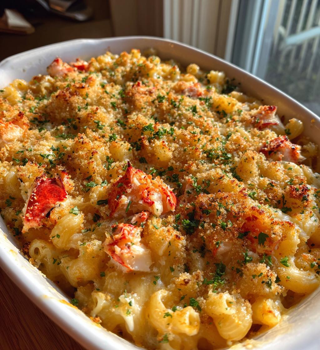 creamy lobster mac and cheese recipe - detail 1