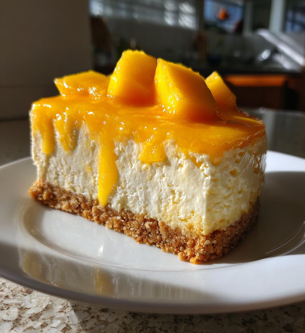 creamy mango cheesecake recipe