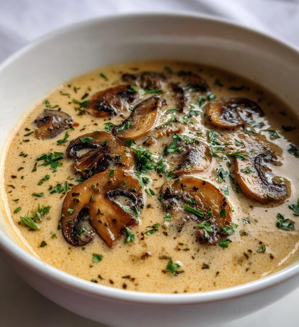 creamy mushroom soup recipe easy delicious