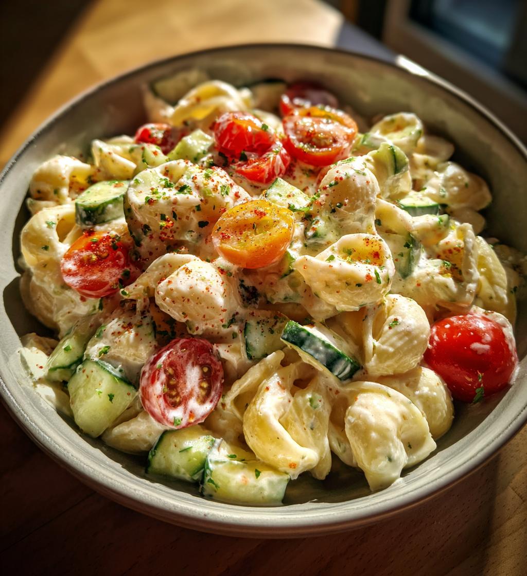 creamy pasta salad