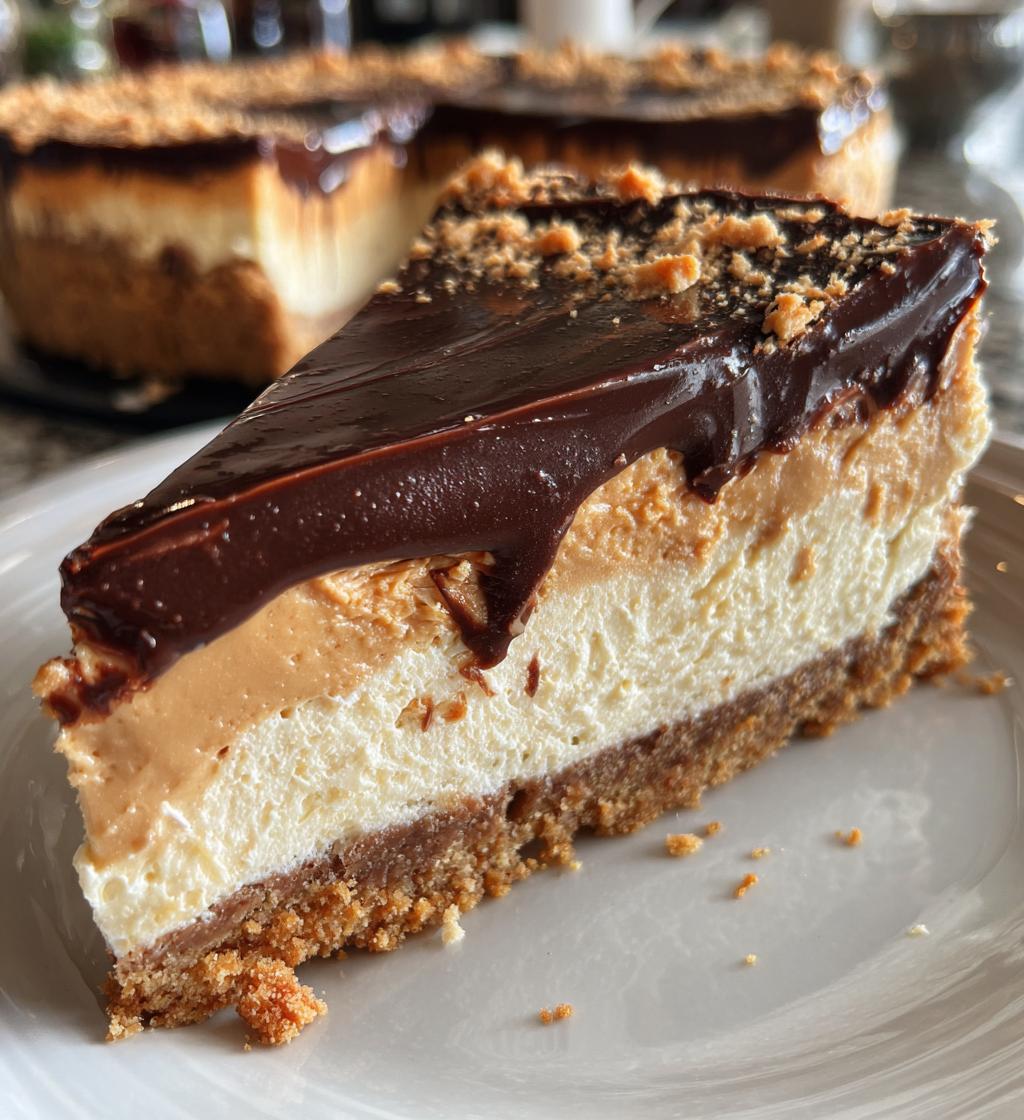 creamy peanut butter cheesecake recipe - detail 1